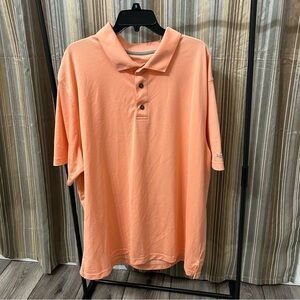 Reebok Mens Peach Polo Shirt
